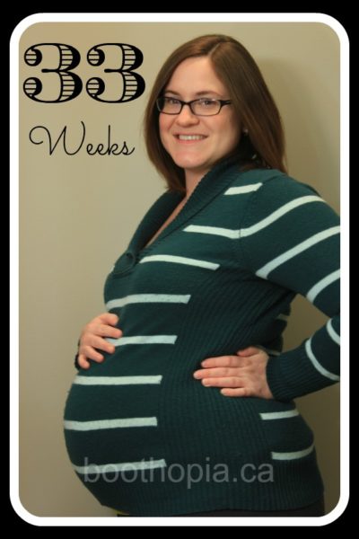 Baby Update – 33 weeks!