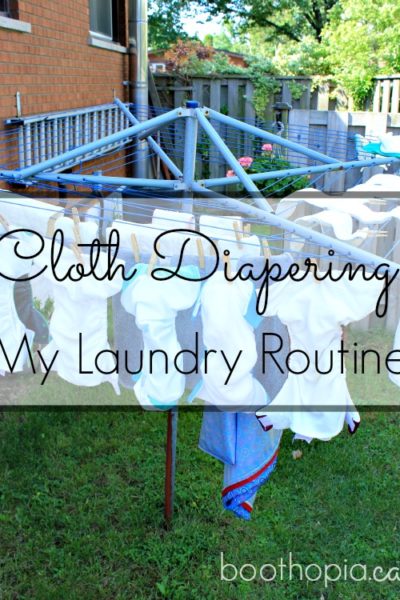 Fluff Friday: How I wash cloth diapers