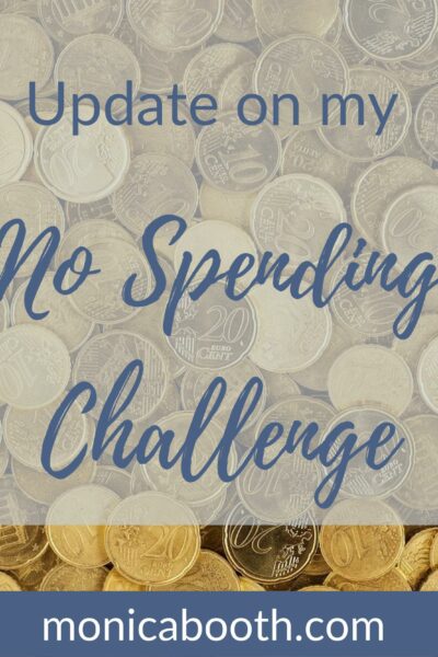 Update on my No Spending Challenge