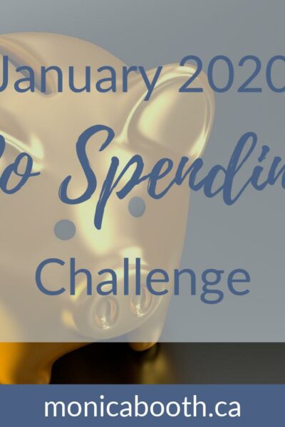 I’m doing a No-Spending January Challenge